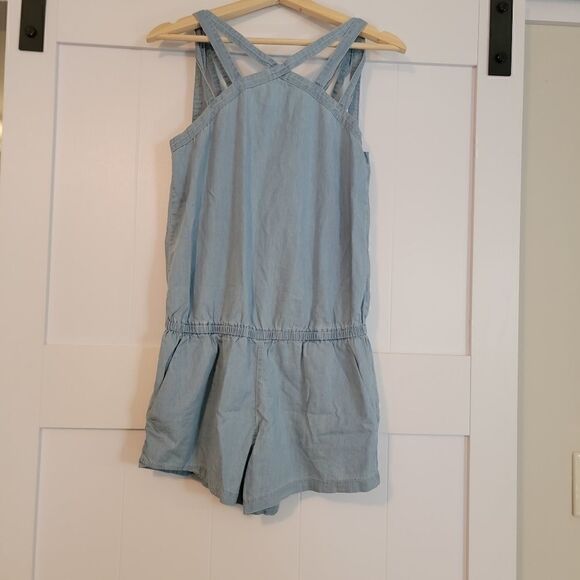 Fabletics Liza Denim Romper blue size small - Picture 3 of 6